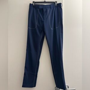 Dior Men's Spring 2013 navy mesh Dress Pants size 48